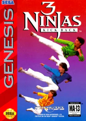 3 Ninjas Kick Back (USA) box cover front